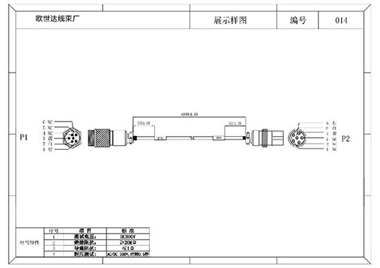 Car Video Surveillance Wiring Harness